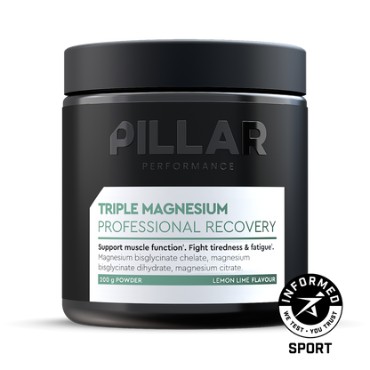 PILLAR Performance Triple Magnesium Powder (200g - 40 servings)