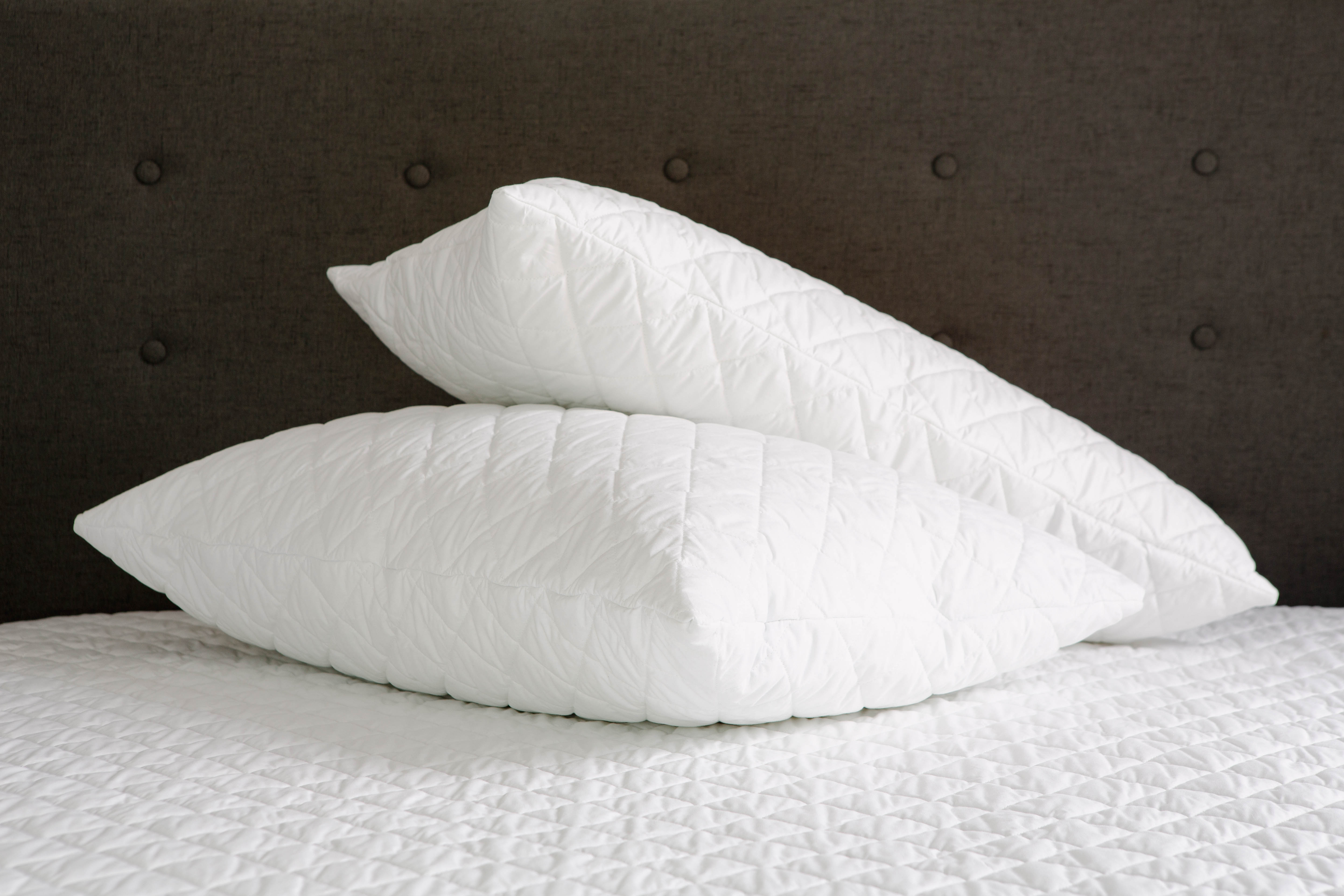Quilted Cotton Pillow Protector